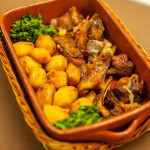 ½ Cabrito assado no forno