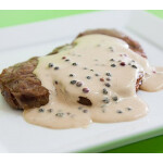 Bife com molho pimenta